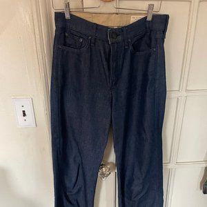 rag & bone mid-rise Logan wide-leg featherweight jeans